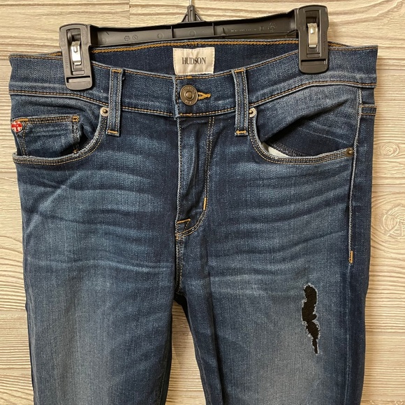HUDSON Nico Midrise Super Skinny Jeans Size 26 - Picture 3 of 13